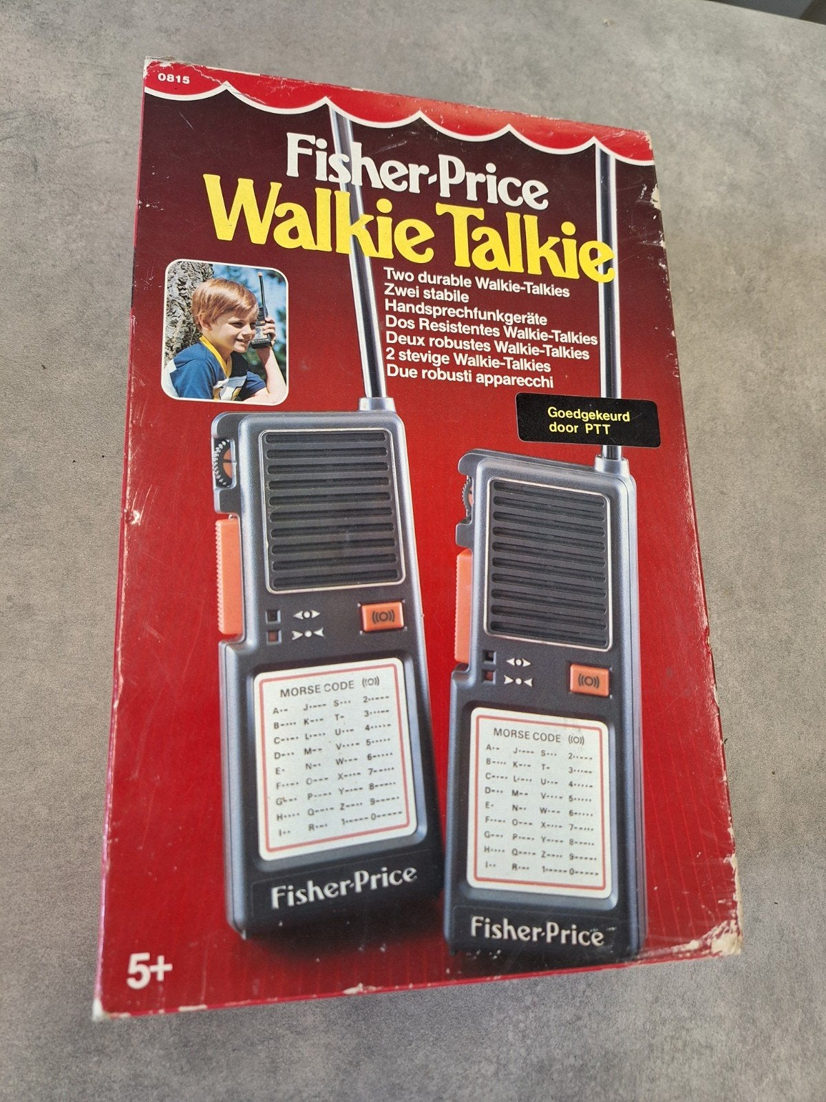 walkie talkie ficher-price, Enlèvement