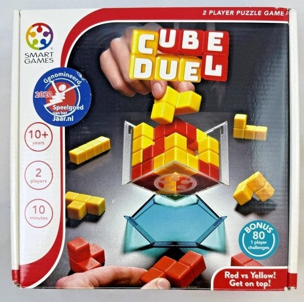 SmartGames Cube Duel Logicaspel 2 Spelers Smart Games puzzle, Puzzel en Educatief, Verzenden, 2 spelers, Zo goed als nieuw