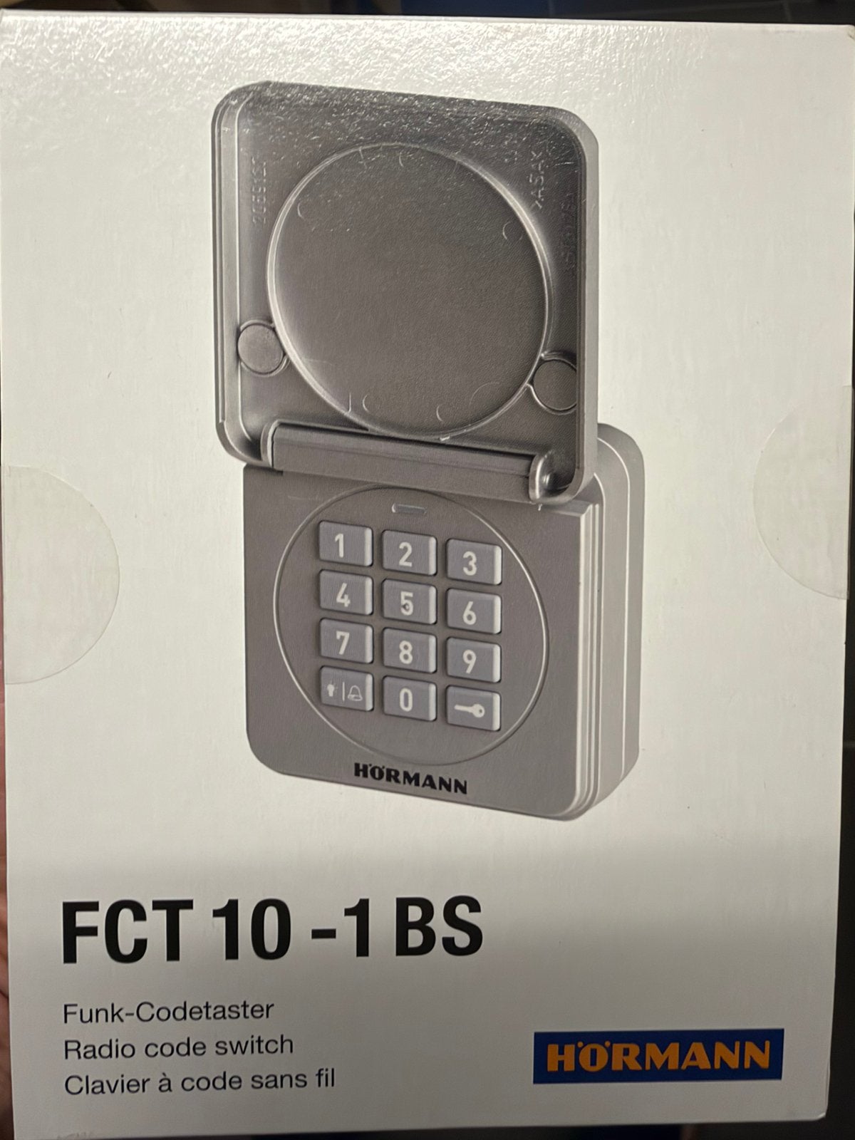 Hörmann FCT10-1 BS – Clavier à code sans fil – Neuf en boîte, Enlèvement, Neuf