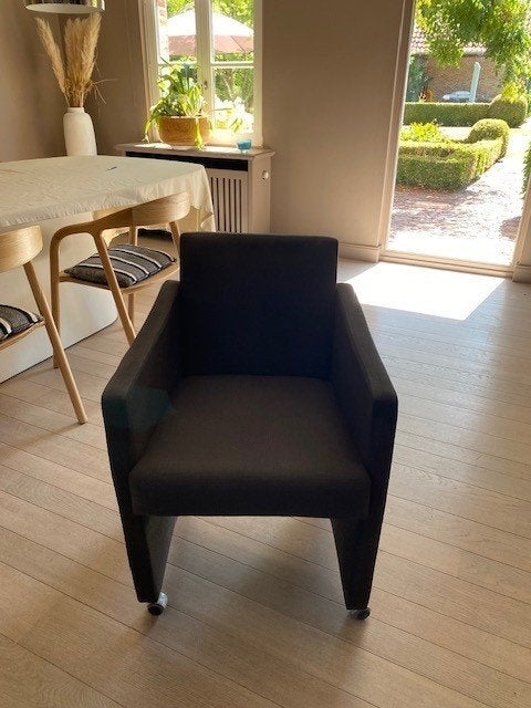 Chaises Mobitec, lot de 6 chaises, Brun, Enlèvement, Modern, Tissus