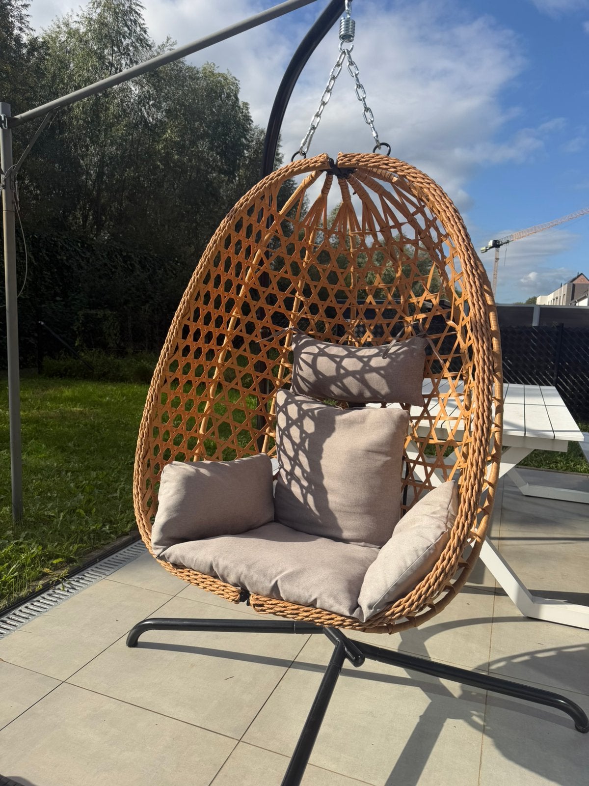 Egg chair like new, Tuin en Terras, Ophalen, Zo goed als nieuw