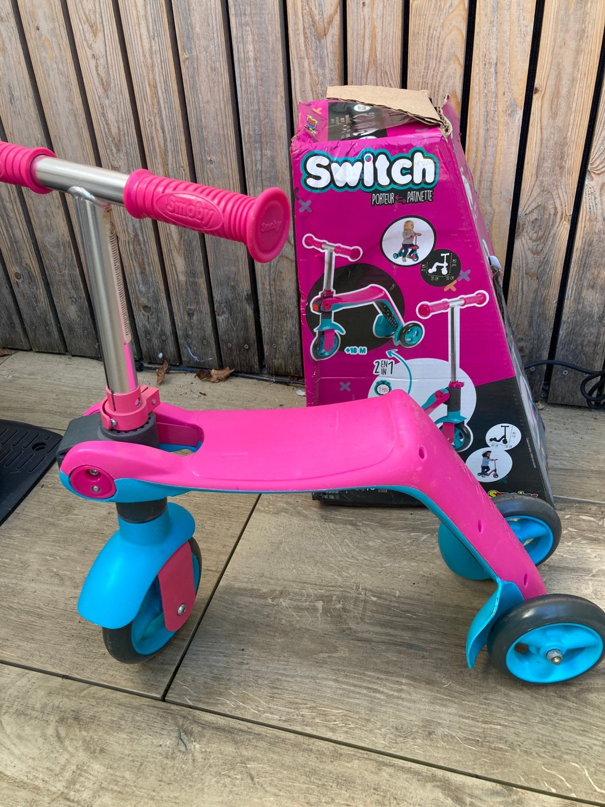 Trottinette évolutive Smoby Switch 2-en-1, Enlèvement, Utilisé, Autres types