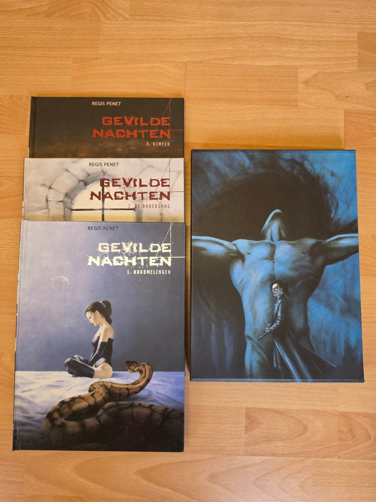 Gevilde nachten 1-3 – complete reeks met box – alle eerste, Ophalen