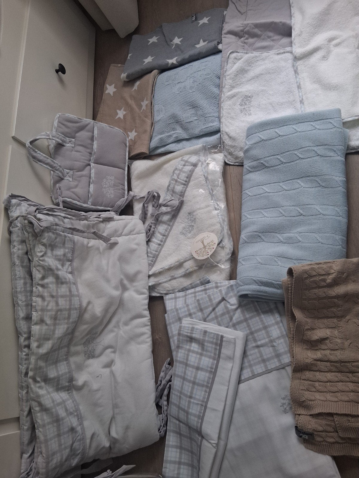 Ensemble de literie pour bébé, Enlèvement, Beige