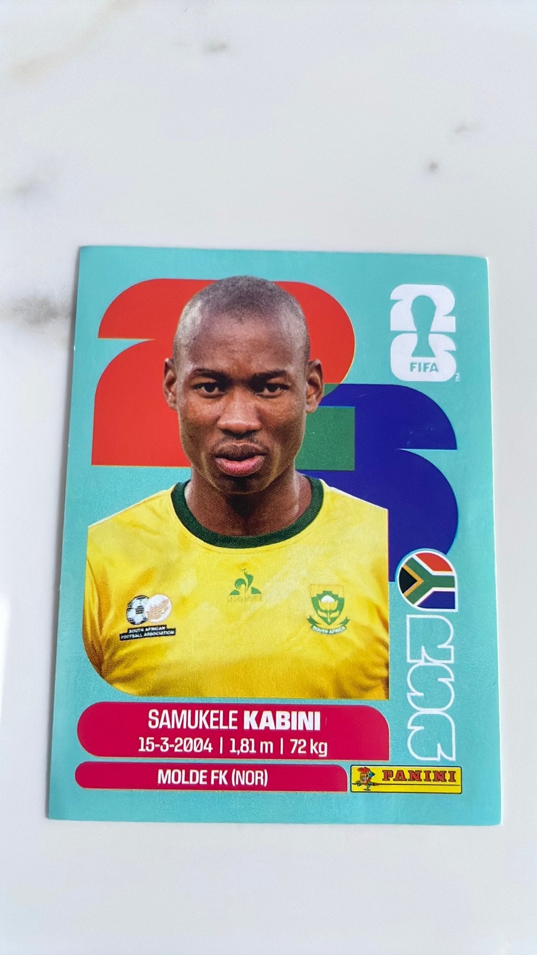 WK world cup 2026 panini RSA 5, Ophalen, Nieuw, Sticker