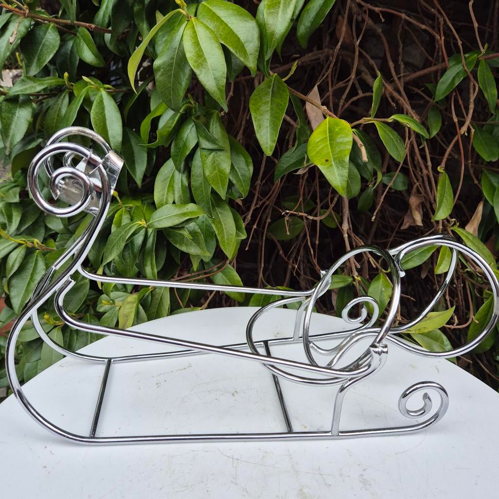 Oude wijnfleshouder , met onleesbaar merkteken, Ophalen of Verzenden
