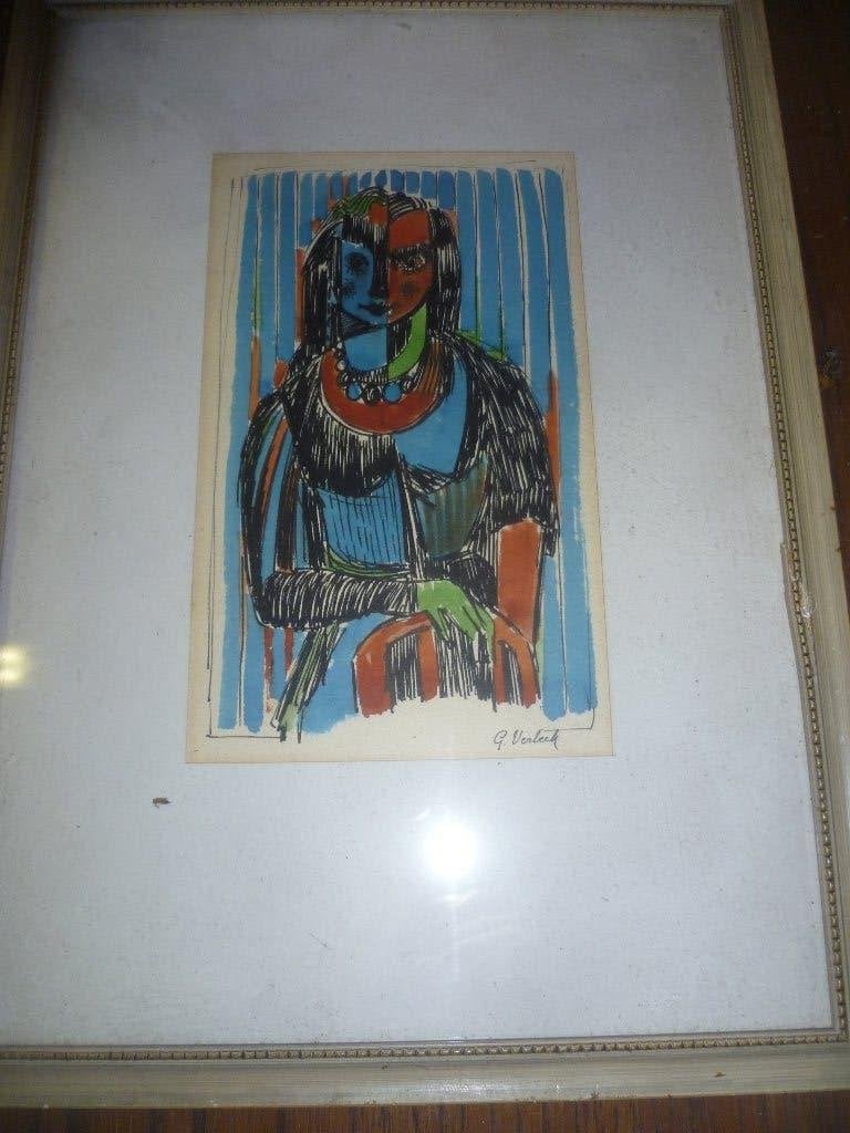 AFB. GET., Antiek en Kunst, Ophalen, Ets