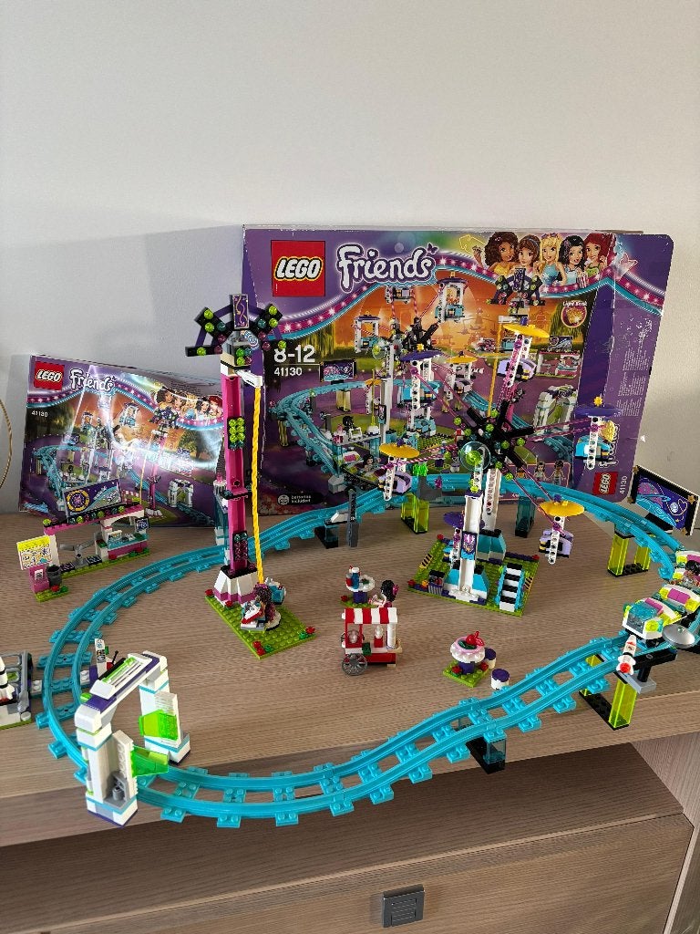 Lego Friends kermis pretpark attracties 41130, Lego, Ensemble complet, Friends, Comme neuf