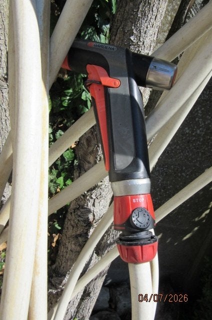 Tuyau d'arrosage avec pistolet Gardena, Enlèvement, Utilisé, Tuyau d'arrosage