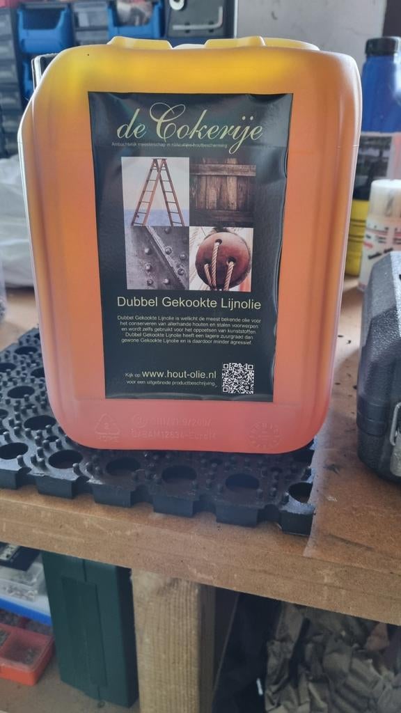Dubbel gekookte Lijnolie van de cokerije, Ophalen