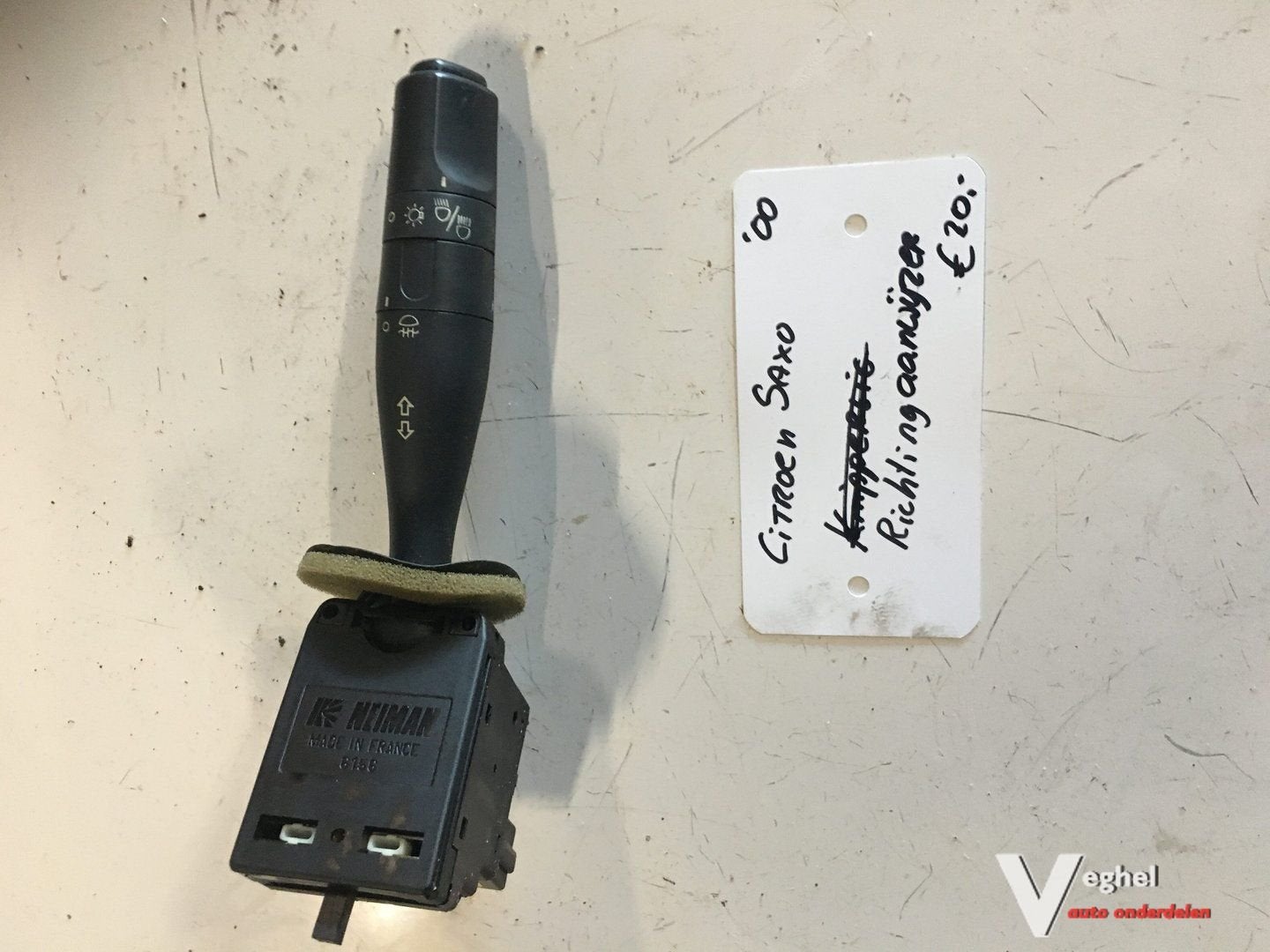 Citroen Saxo 2000 5drs Richtingaanwijzerschakelaar, -, Utilisé, -, -