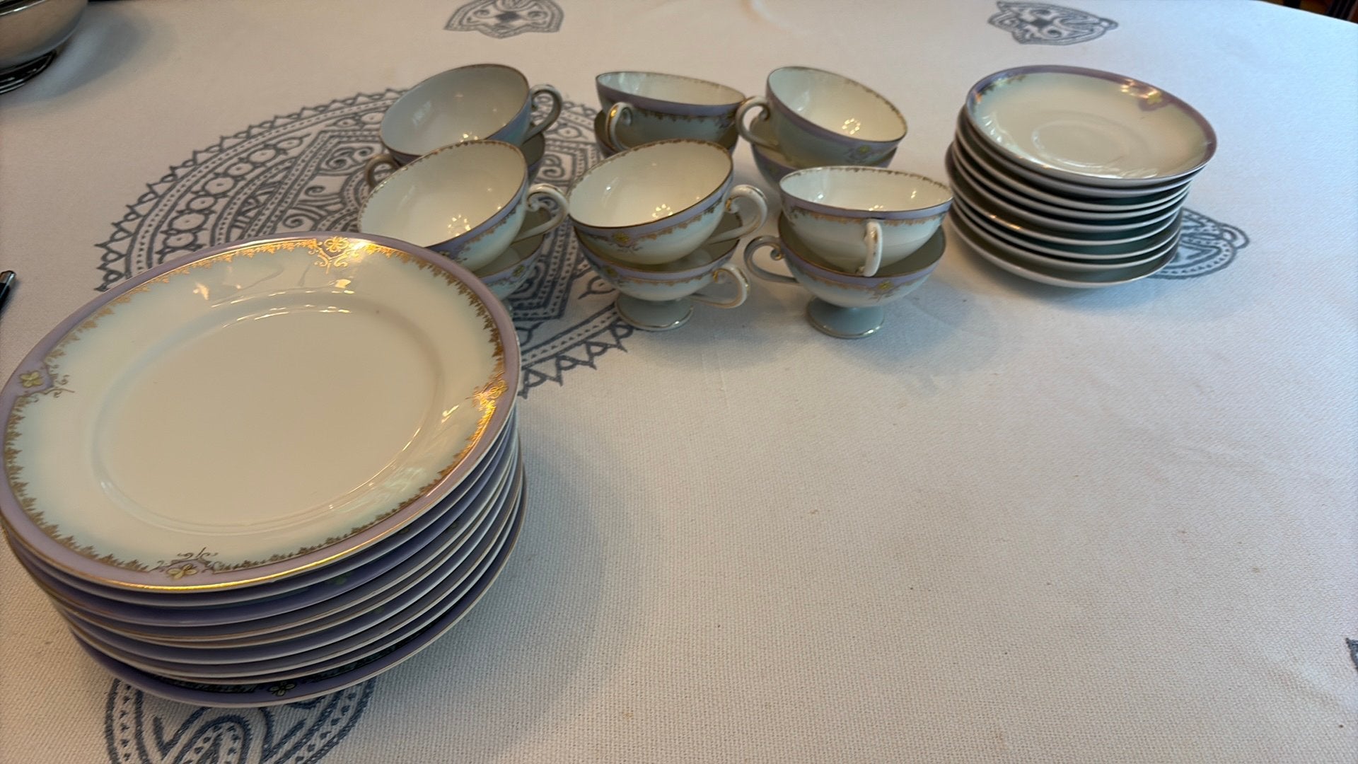 Service the porcelaine Carl Tielsch Silesie Pologne fin, Enlèvement