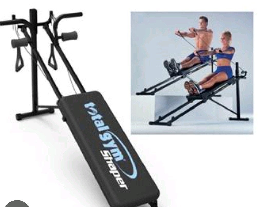 Total Gym Shaper, Sports & Fitness, Enlèvement, Comme neuf, Dos