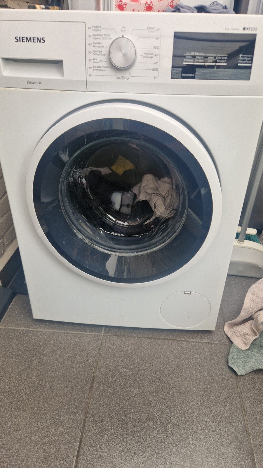Siemens  wasmachine, Elektronische apparatuur, 8 tot 10 kg, Ophalen, 1200 tot 1600 toeren