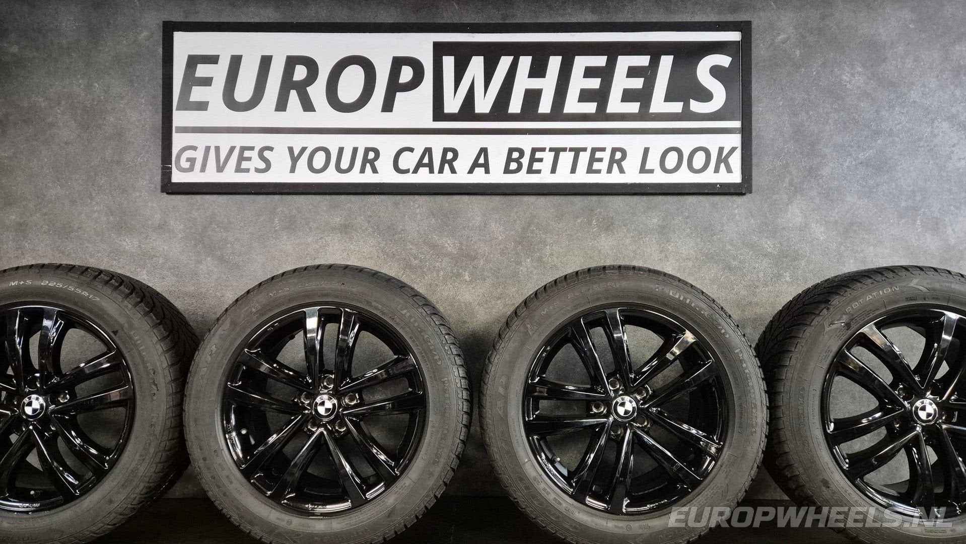 17 inch BMW X1 F48 X2 F39 velgen winterbanden zwart, Auto-onderdelen, Gebruikt, -, -, Banden en Velgen