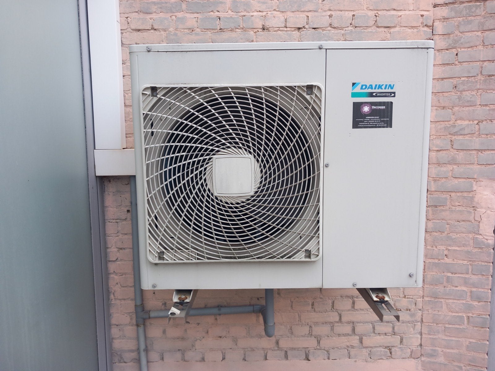 Daikin airco wandmodel, Enlèvement