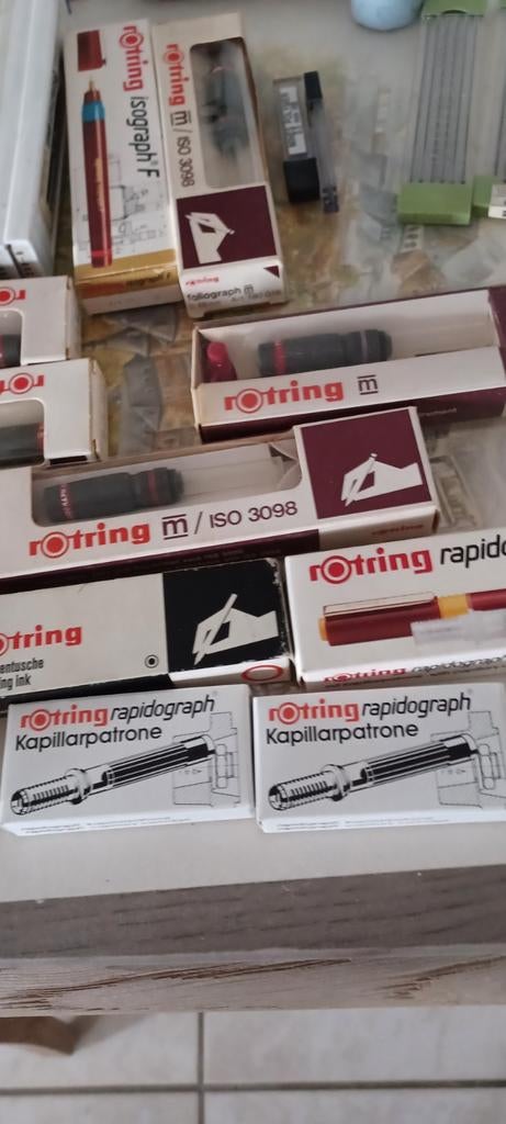 Lot rotring, mines à crayons, jamais utilisés, Enlèvement ou Envoi