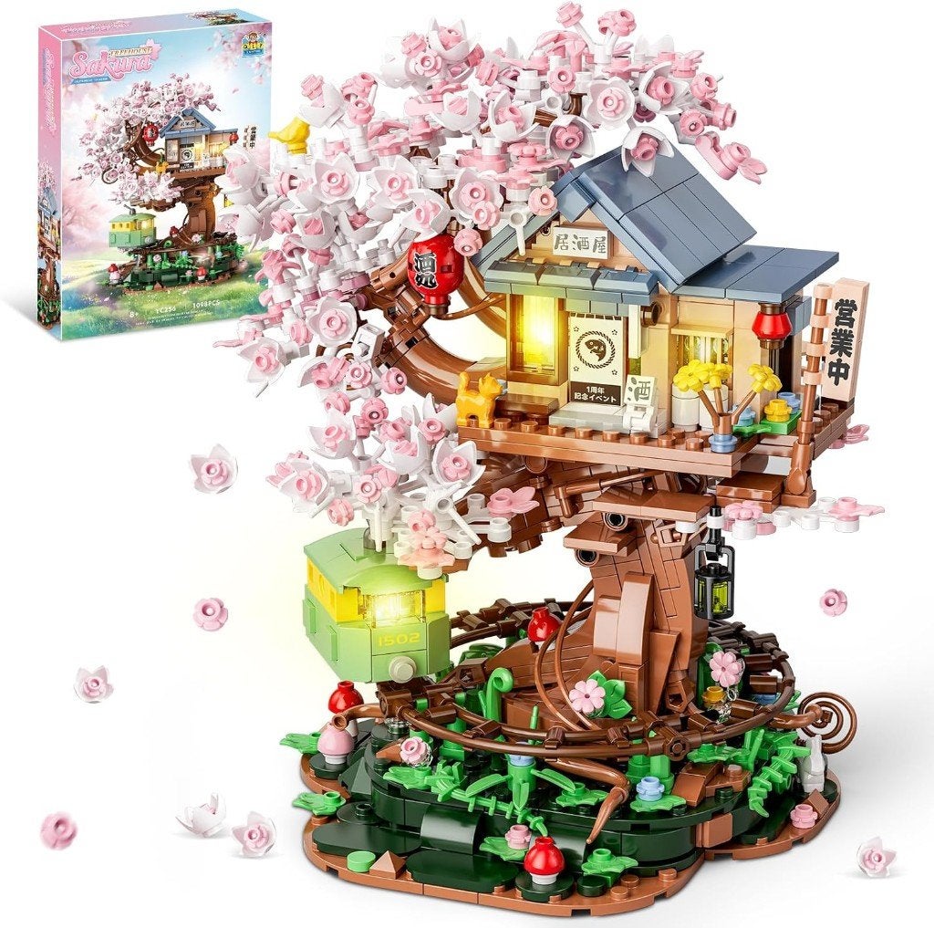 Sakura Treehouse Japanse taverne, Gebruikt, Lego, Ophalen of Verzenden, Complete set