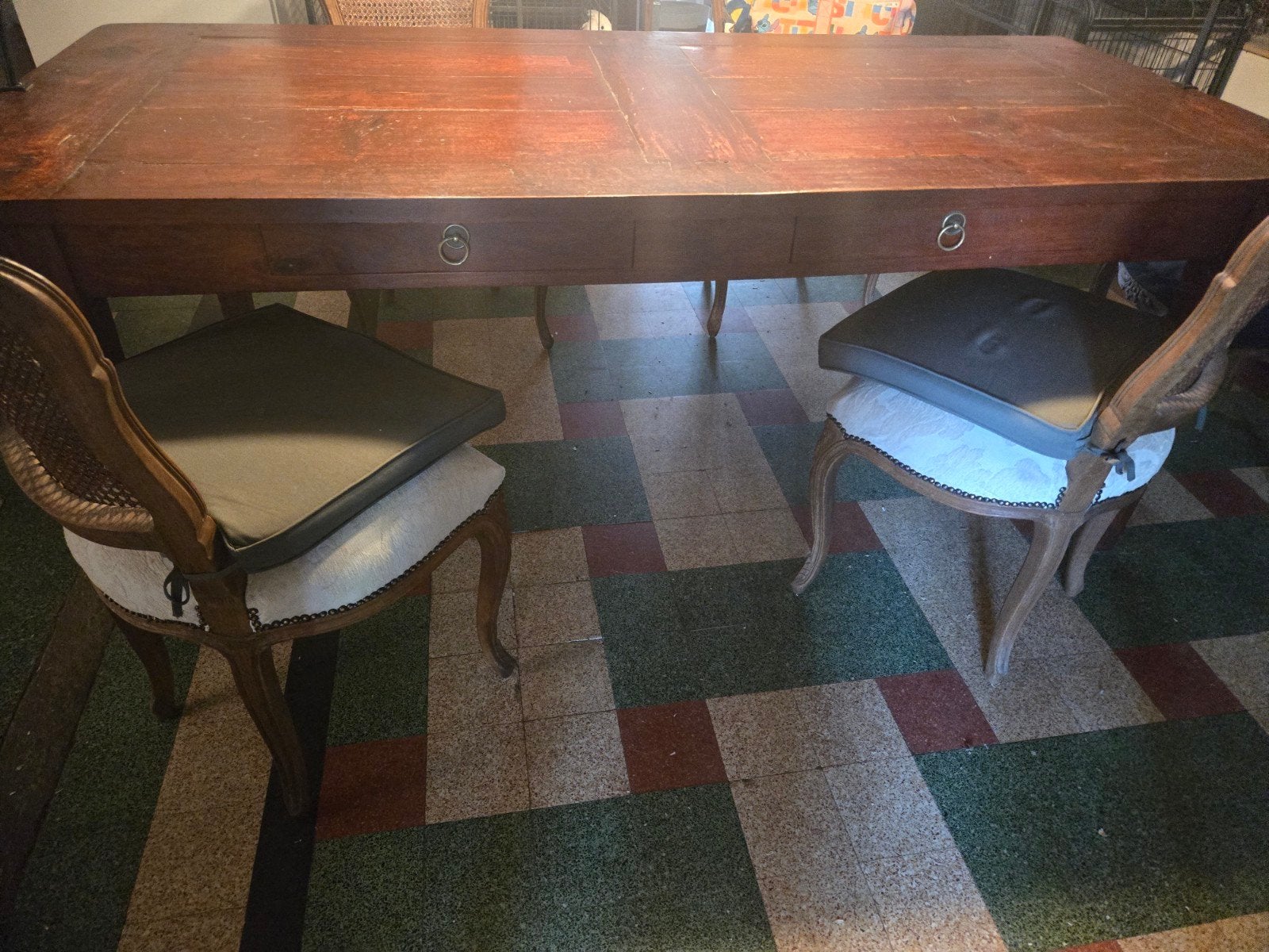 Eetkamer tafel, Huis en Inrichting, Ophalen, 200 cm of meer, 50 tot 100 cm, Koloniale tafel