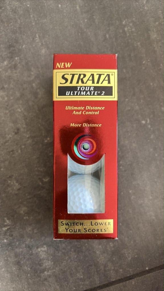 Strata Tour Ultimate 2 golfballen – 3 stuks – ongebruikt, Sport en Fitness, Golf, Ophalen of Verzenden, Nieuw, Bal(len), Overige merken