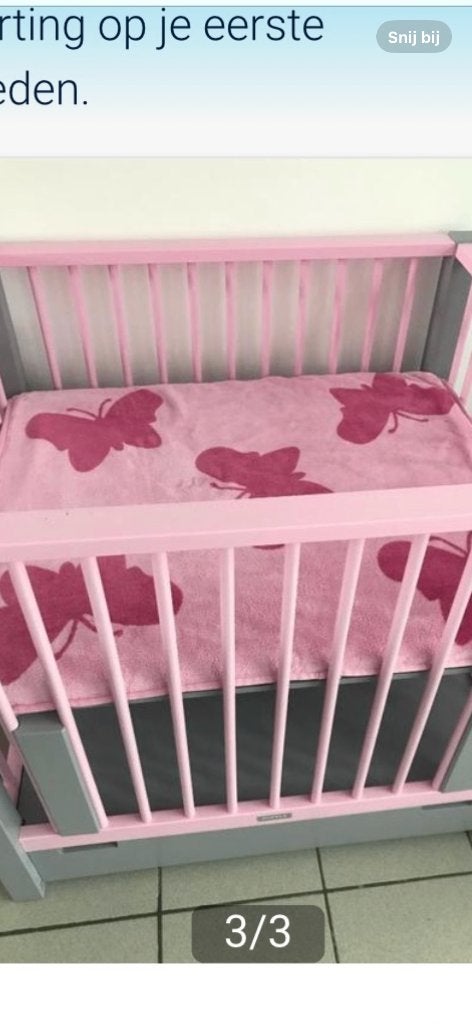 Bopita box baby park met lade, Ophalen, Zo goed als nieuw, In hoogte verstelbaar