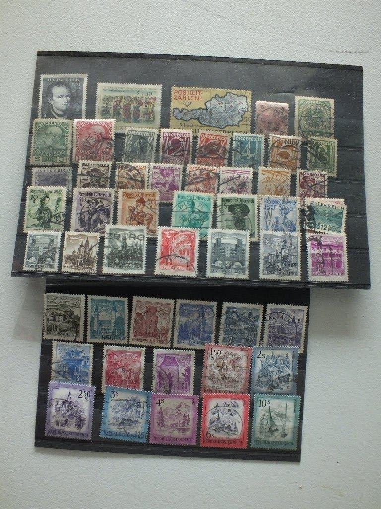 Postzegels Oostenrijk lotje gestempelde, Postzegels en Munten, Ophalen of Verzenden, Gestempeld