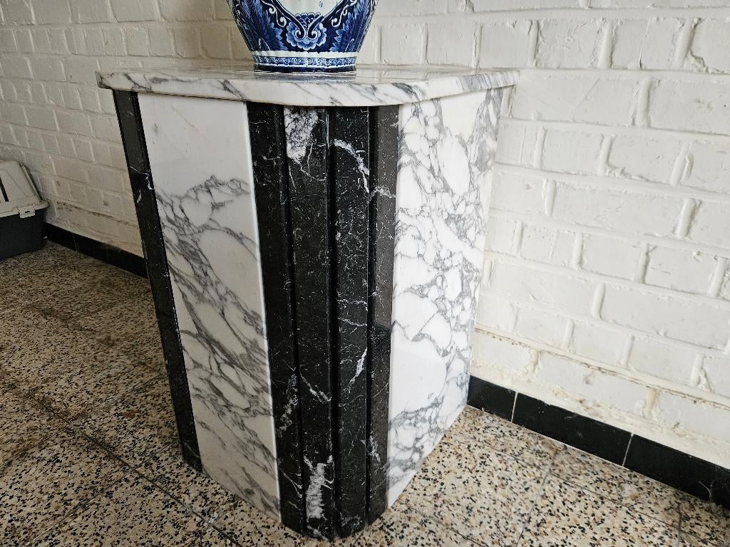 Bijzettafel Marmer, Ophalen, Gebruikt