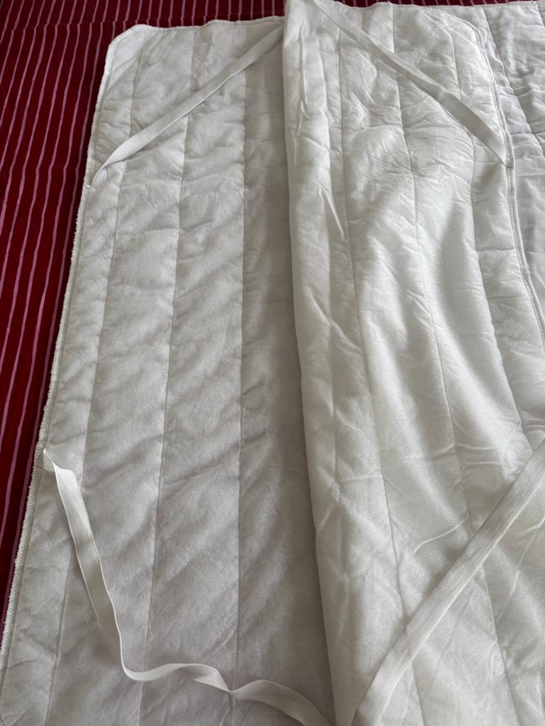 Protège-matelas pour lit simple, Maison & Meubles, Enlèvement ou Envoi, Autres types, Blanc, Une personne