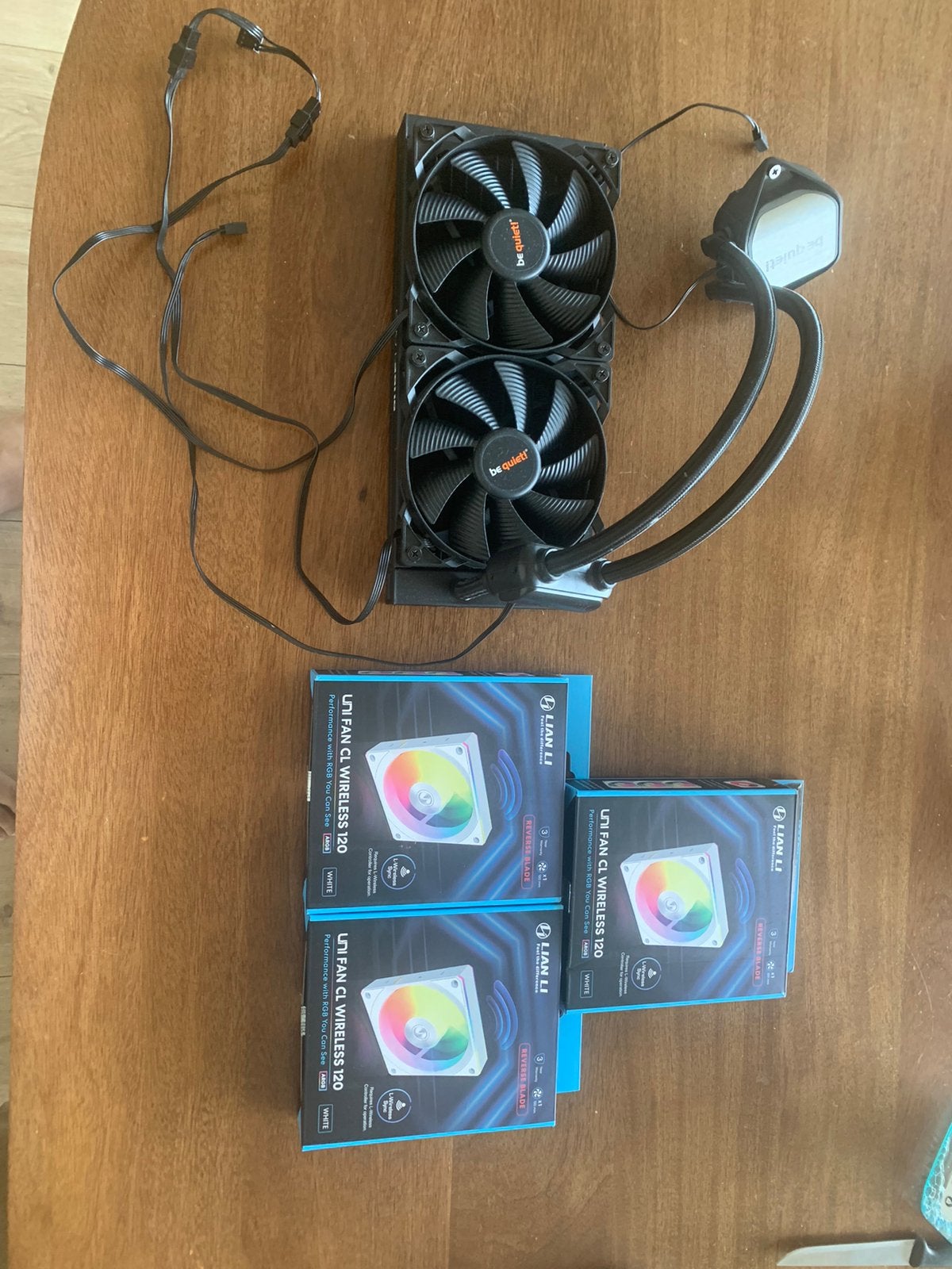 3x Lian Li CL-INF Reverse white + Be quiet Pure Loop 2, Informatique & Logiciels, Refroidisseurs d'ordinateur, Enlèvement ou Envoi