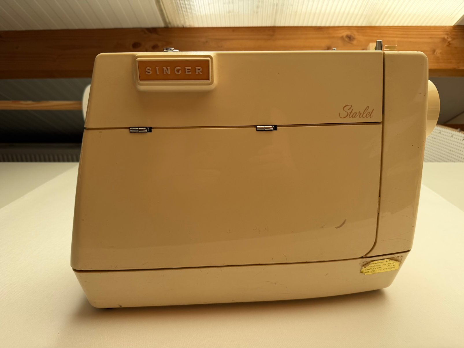 Compacte naaimachine, Ophalen, Gebruikt, Naaimachine, Singer