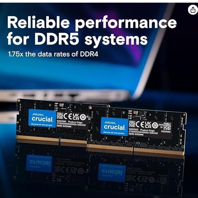 RAM 96 GB SO-DIMM 5600 MHz (2* 48 GB), Computers en Software, Ophalen, Zo goed als nieuw, 128 GB, DDR5
