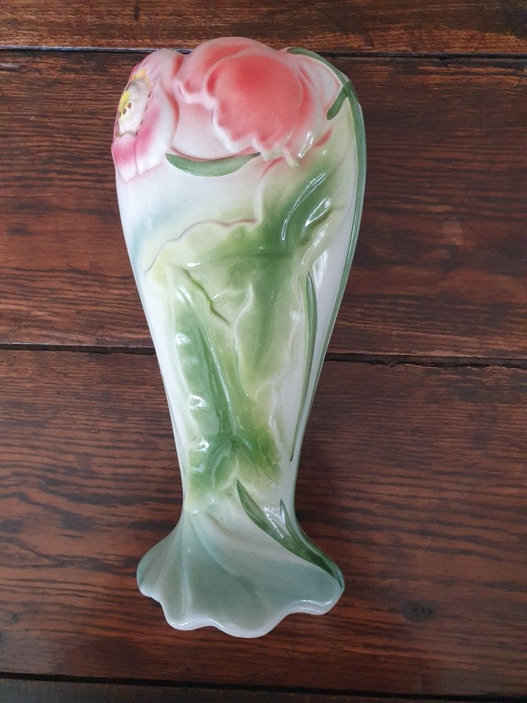 Vase barbotine Art nouveau 29 cm - en parfait état, Enlèvement ou Envoi