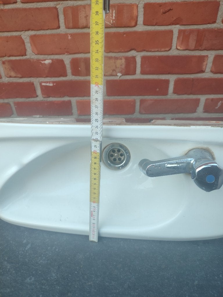 Klein wasbak, Doe-het-zelf en Bouw, Ophalen, Gebruikt, Wastafel