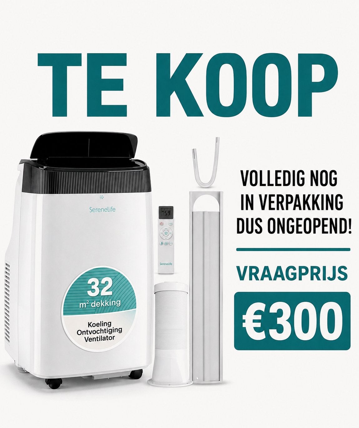 SereneLife Mobiele Airco, Ophalen, Nieuw, Overige
