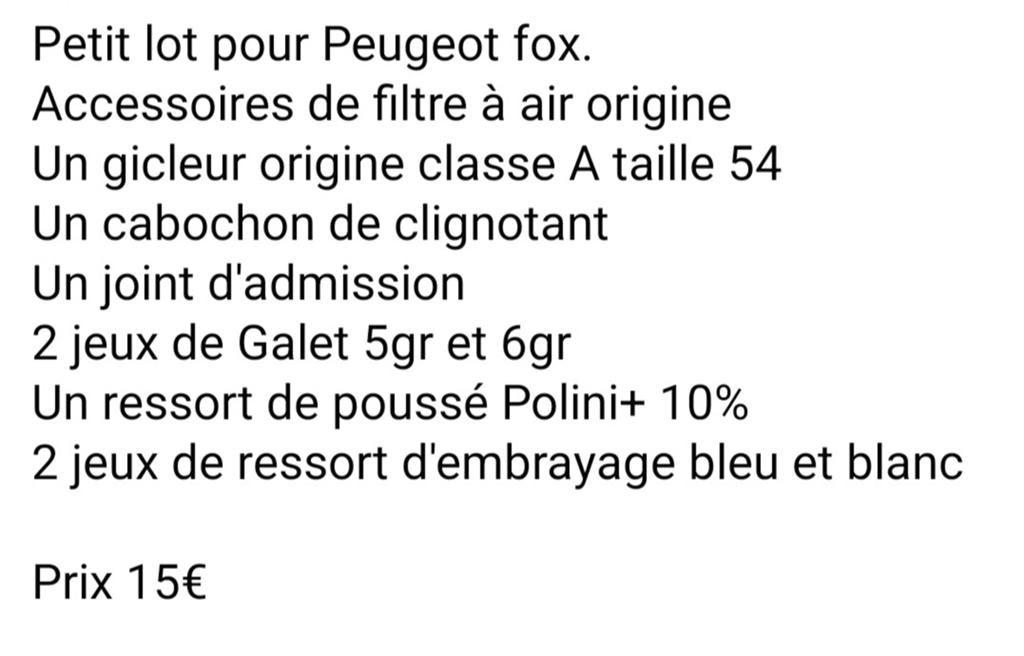 Pieces accessoires mobylette scooter, Vélos & Vélomoteurs, Enlèvement