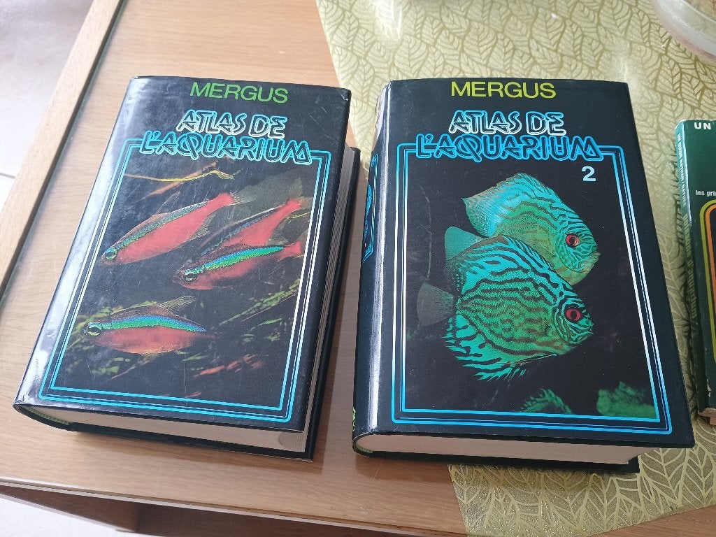 Mergus Atlas de l'aquarium tome 1 et 2, Boeken, Dieren en Huisdieren, Ophalen, Zo goed als nieuw, Vissen, Baensch Hans H