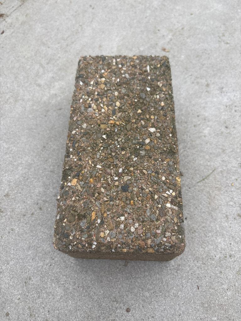 Gratis betonklinkers (50m2), Doe-het-zelf en Bouw, Metselstenen, Ophalen, Beton