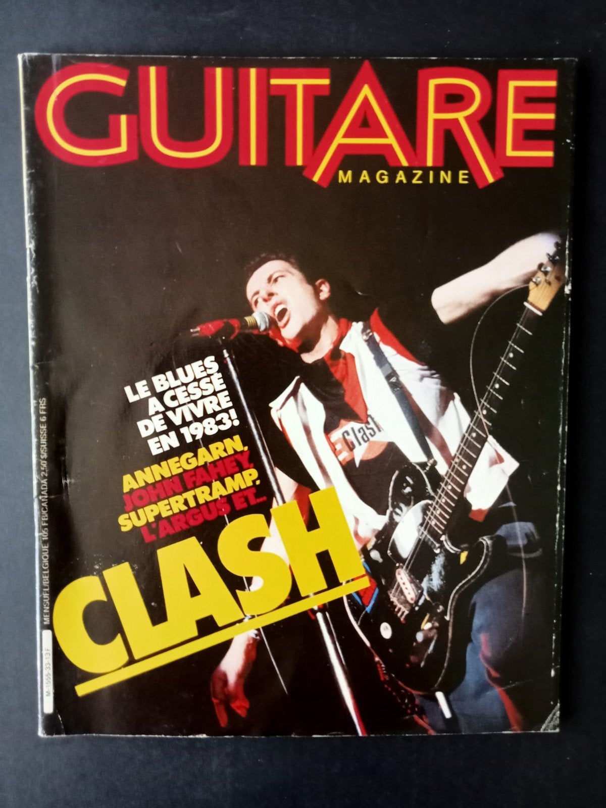 The Clash, magazine French Guitare 1983, Enlèvement ou Envoi
