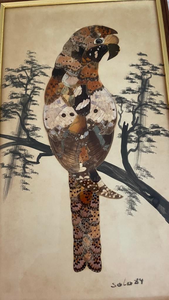 Kunstwerk - handwerk uit Congo dd 1984, Antiek en Kunst, Ophalen