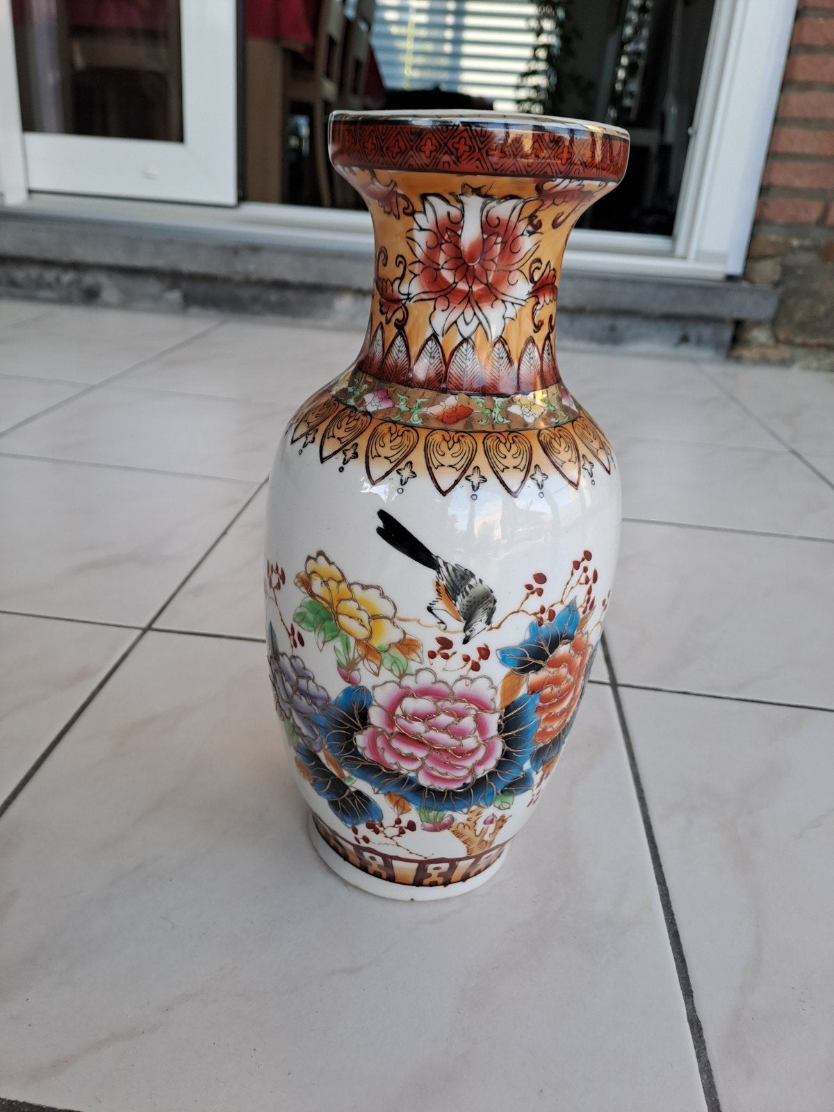 Chinese vaas in porselein., Antiek en Kunst, Antiek | Vazen, Ophalen