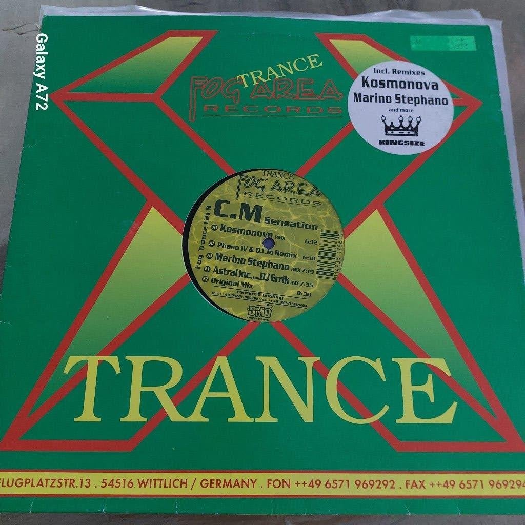 c.m. sensation 12 inch maxi, CD & DVD, Vinyles | Dance & House, 12 pouces, Trance, Enlèvement ou Envoi, Utilisé