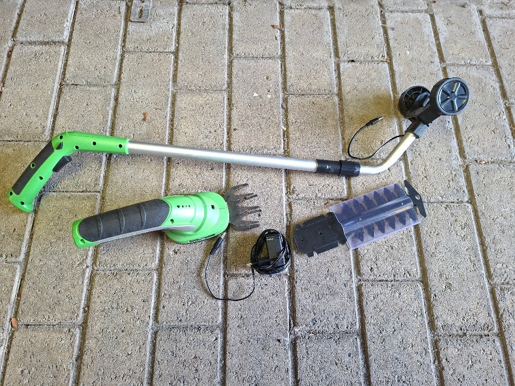 Buxus en Grasschaar 2 in1 Tectake., Ophalen, Gebruikt