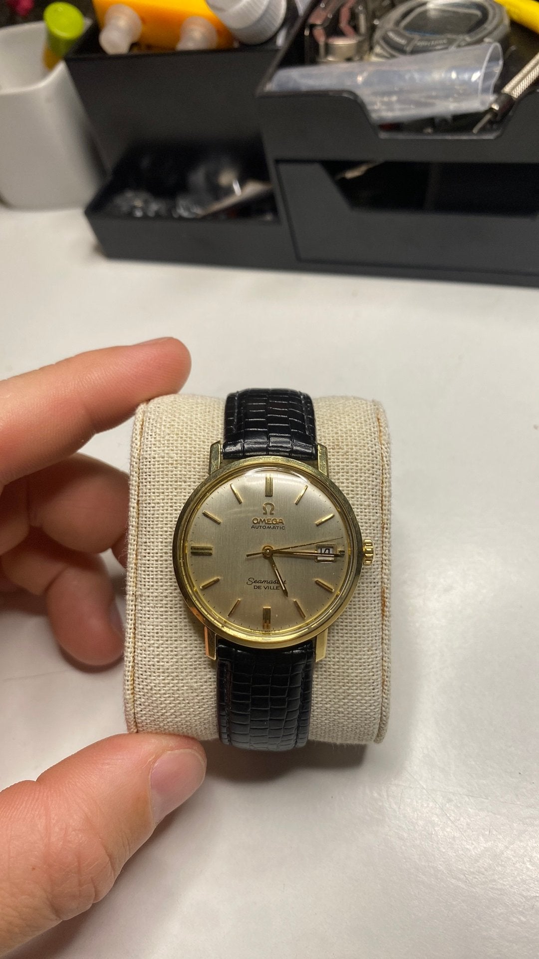 Omega Seamaster  de ville, Ophalen, Zo goed als nieuw, Omega