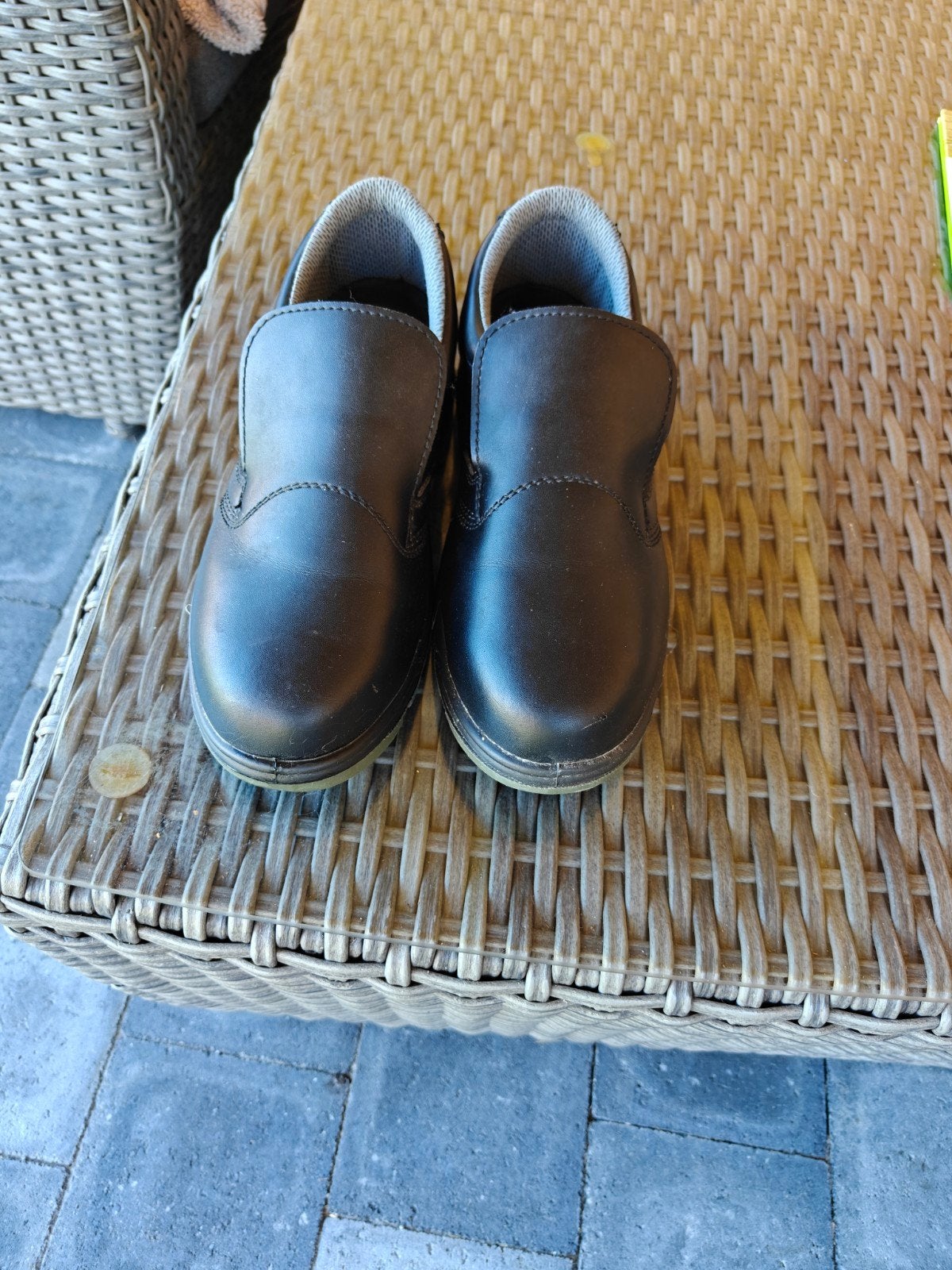 kokschoenen, veiligheidsschoenen, Ophalen, Zo goed als nieuw, Instappers, Zwart
