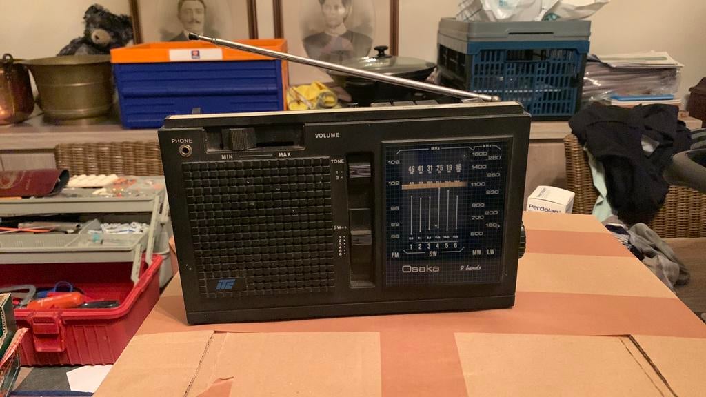 Vintage radio, Ophalen of Verzenden, Gebruikt, Wereldontvanger