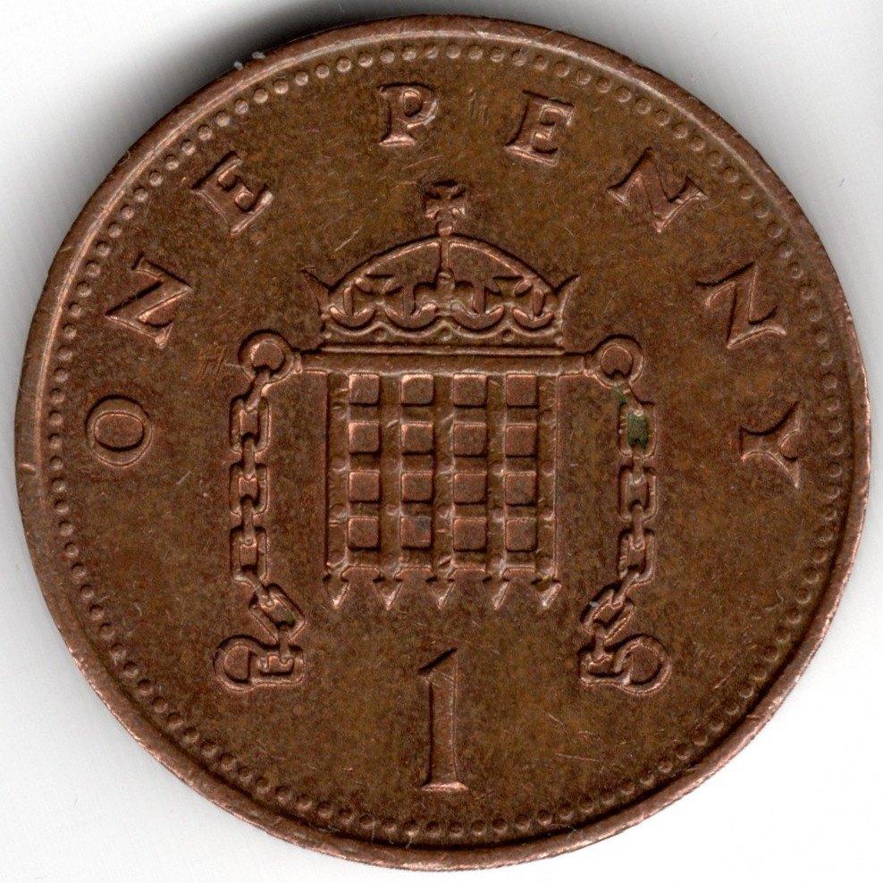 Royaume-Uni : 1 Penny 1987 KM #935 Ref 16497, Enlèvement ou Envoi, Autres pays, Monnaie en vrac