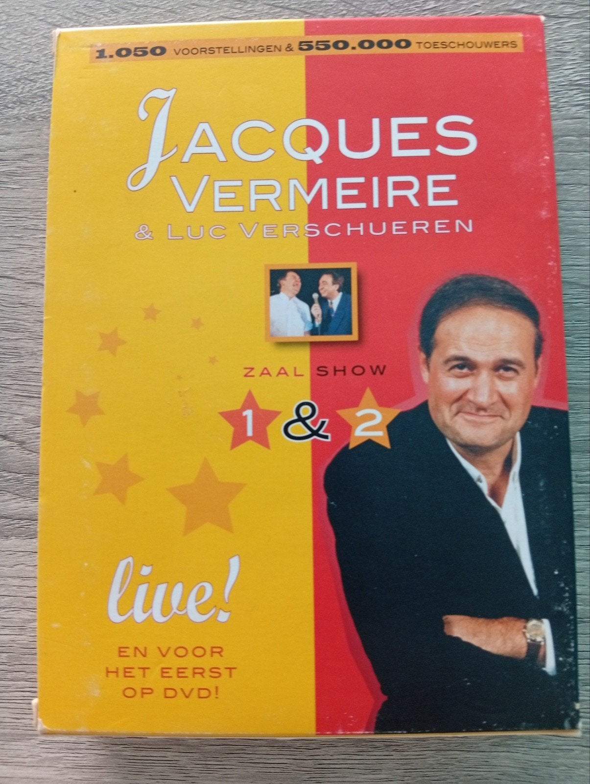 Salle Jacques Vermeire et Luc Verschueren présentent les com, Enlèvement ou Envoi, Tous les âges, Néerlandais, Stand-up ou Spectacle de théâtre