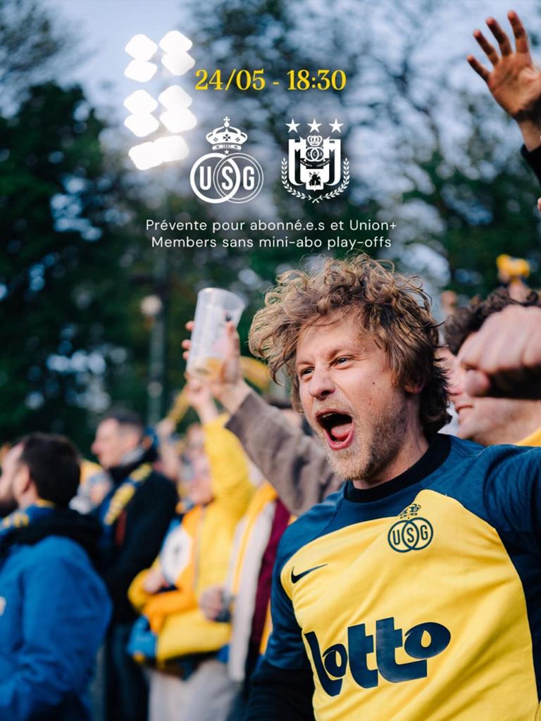 Royale union saint gilloise- anderlecht 24 mai, Tickets en Kaartjes, Sport | Voetbal, Mei