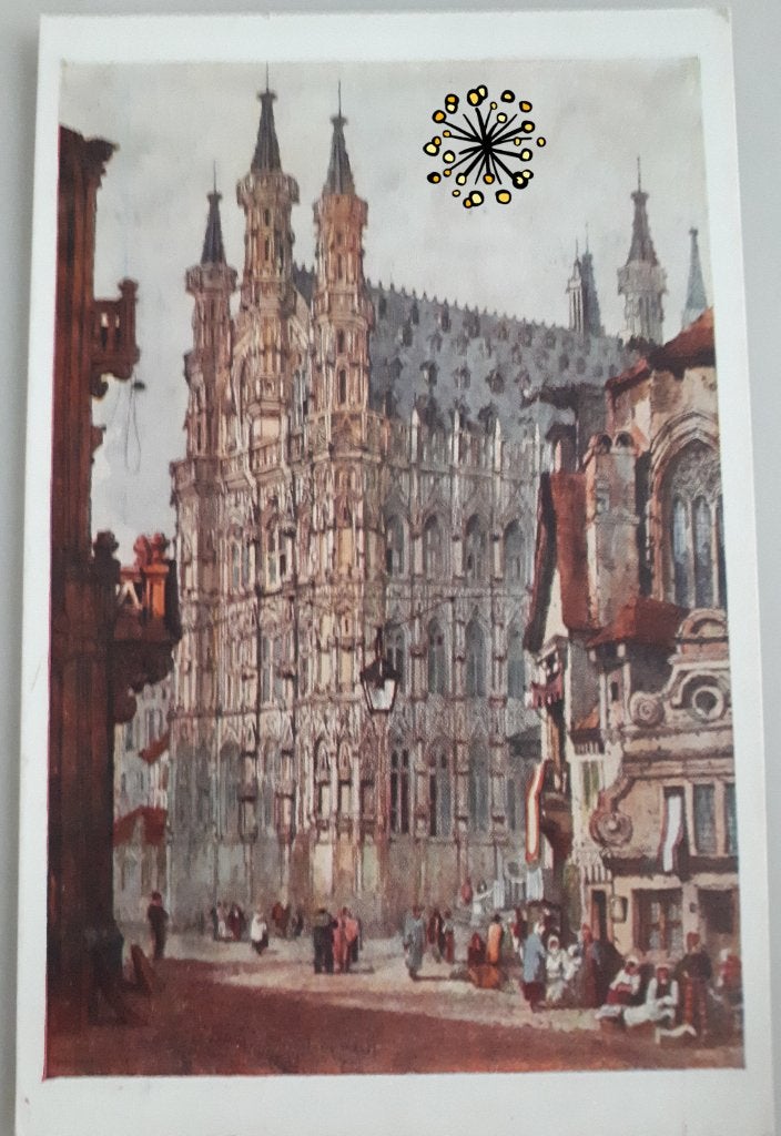 Ancien PC LEUVEN pour Asiles soldats invalides Belges Ref 85, Collections, Enlèvement ou Envoi, 1920 à 1940, Non affranchie, Brabant Flamand