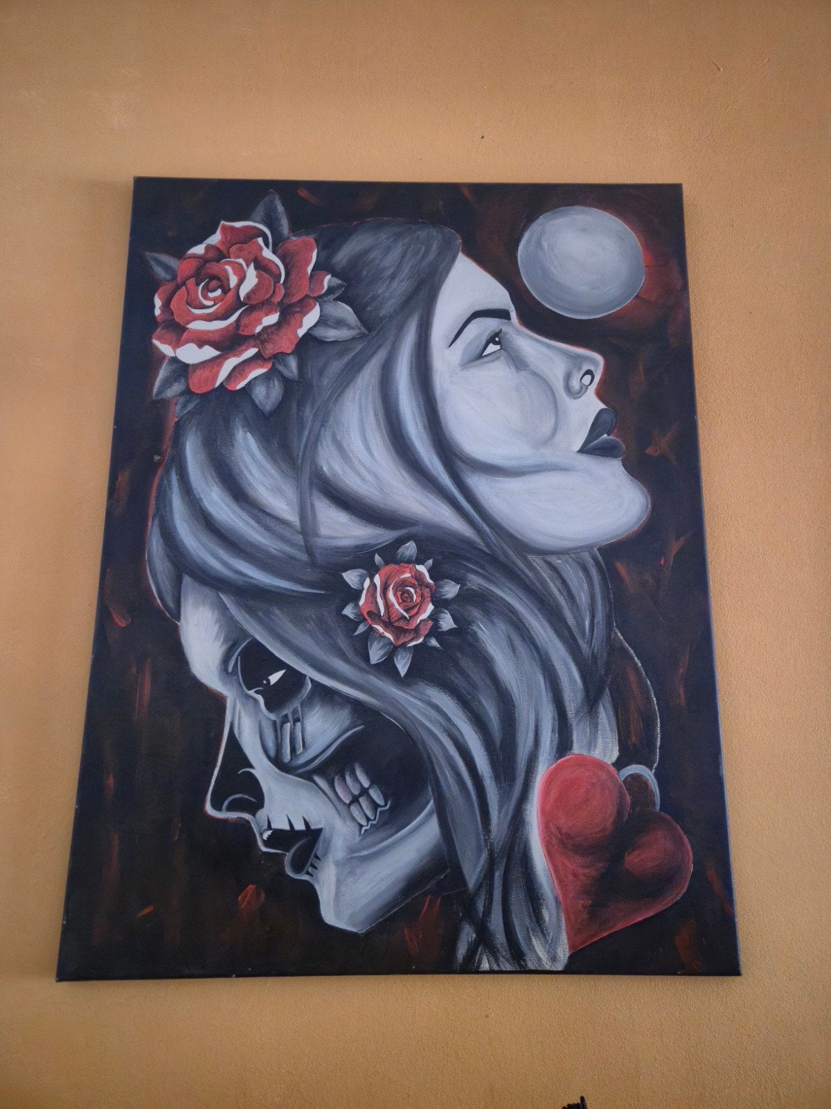 Tableau squelettiques femme, Enlèvement
